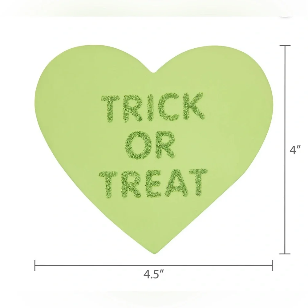 NWT - Trick or Treat Heart Tabletop Decor